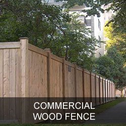 Commercial Wood Fence Gallery