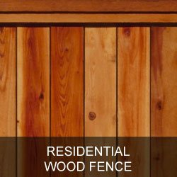 Residential Wood Fence Gallery