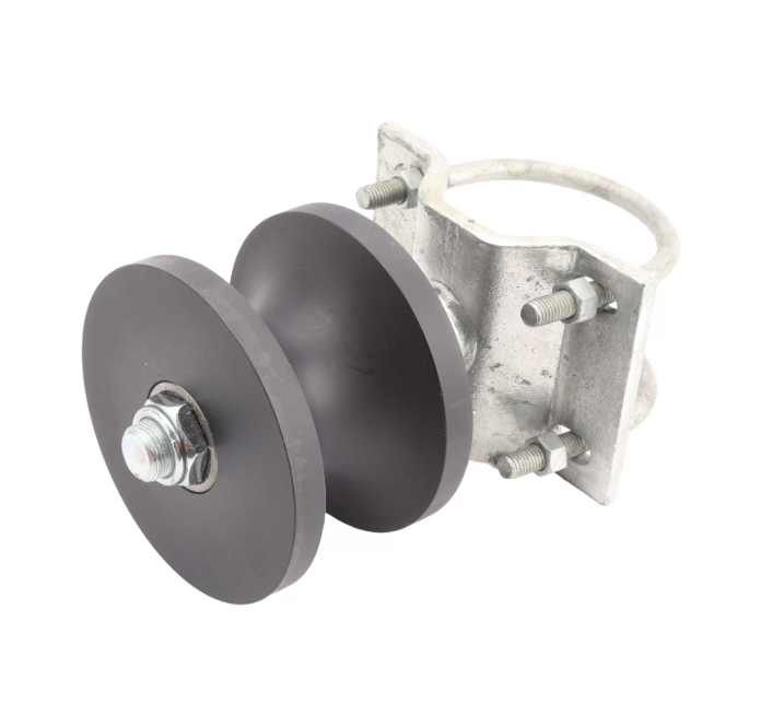 Chain Link Fittings Round Gate Frame Nylon Cantilever Roller for Sliding Gates